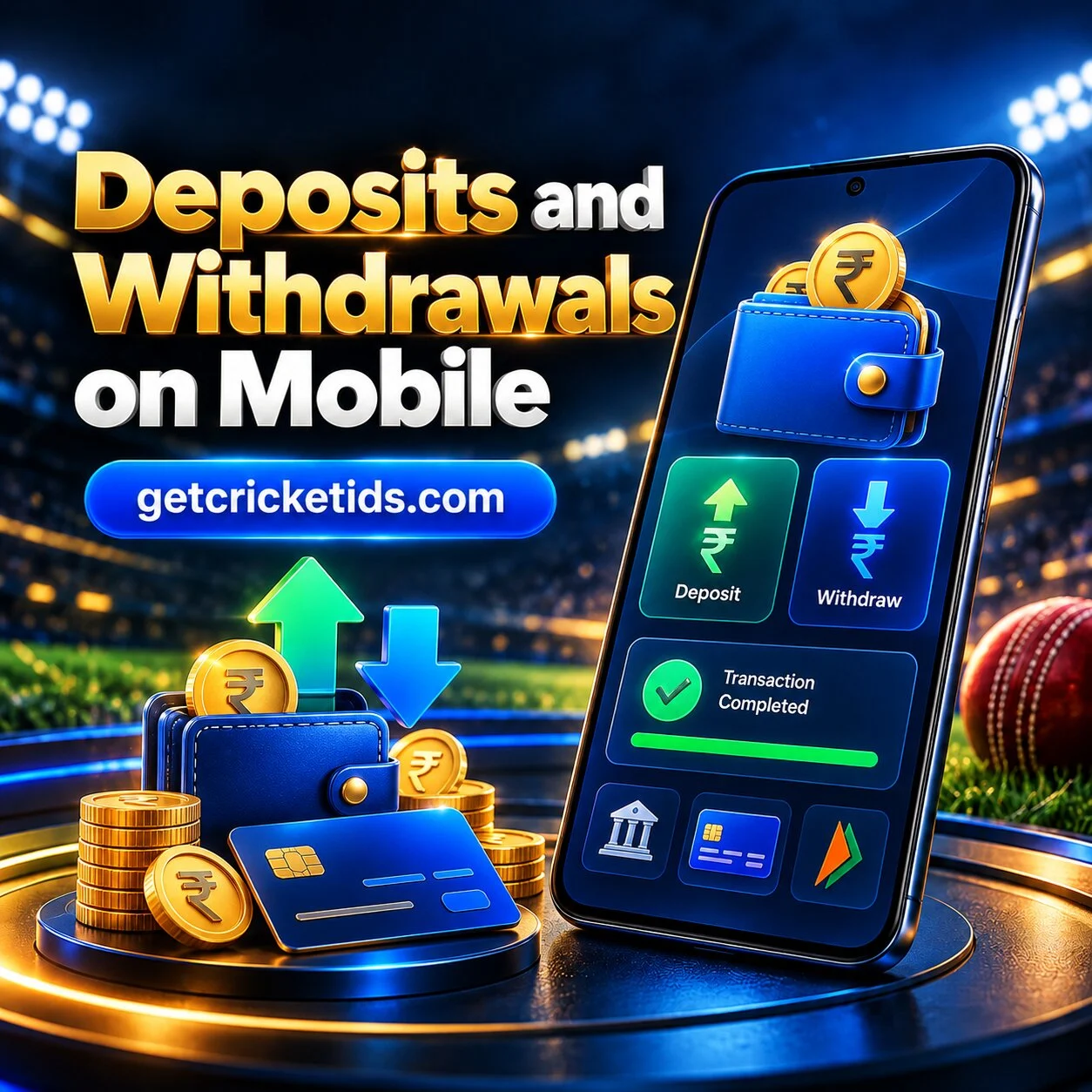 Deposits and Withdrawals on Mobile
