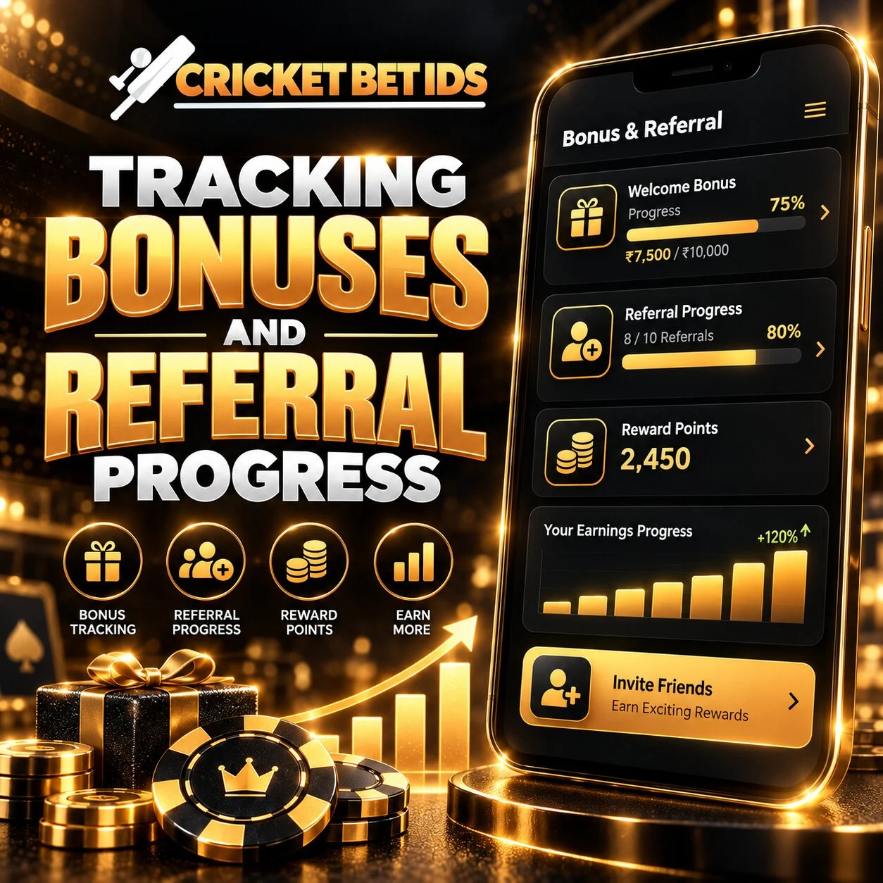 Tracking Bonuses and Referral Progress