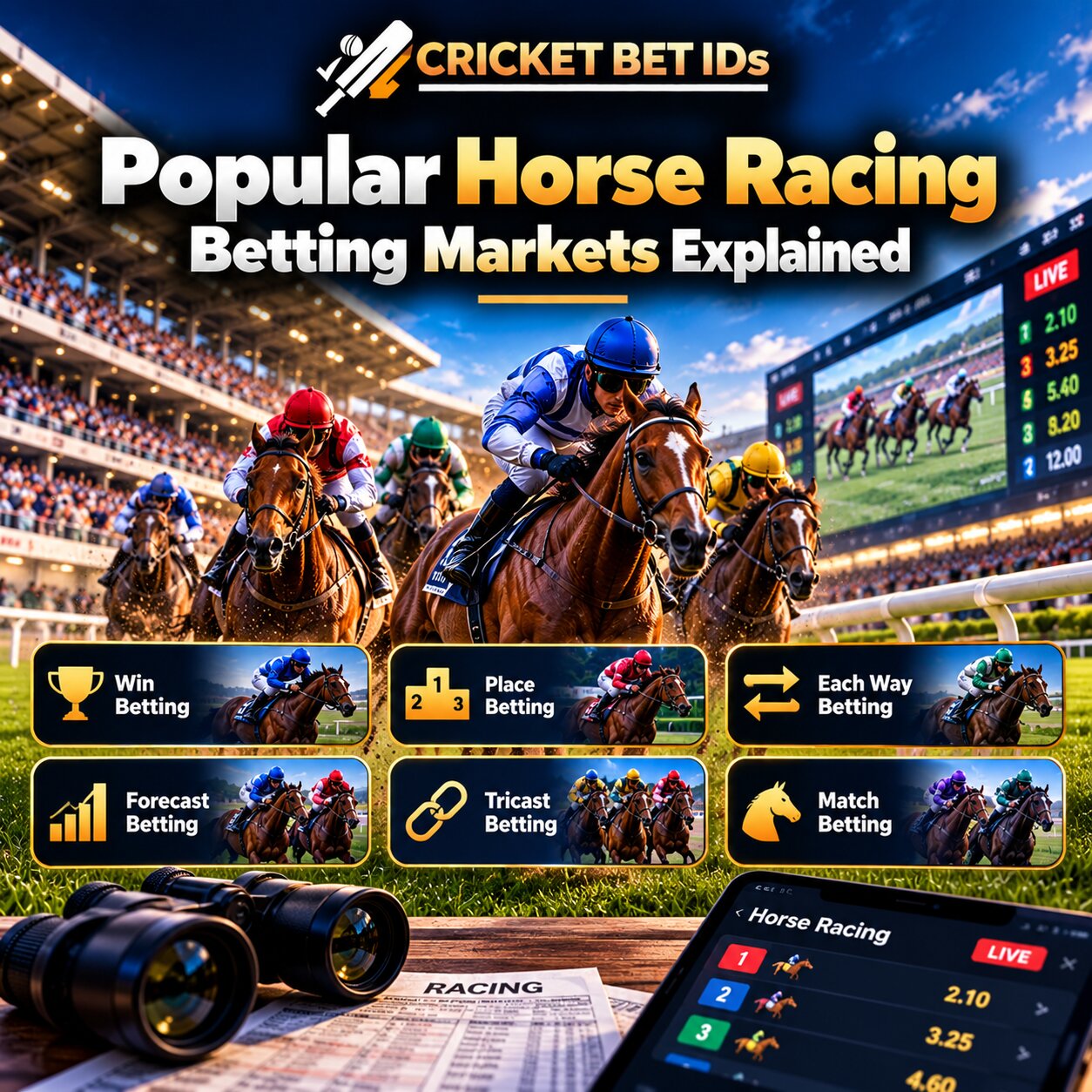 Popular Horse Racing Betting Markets Explained
